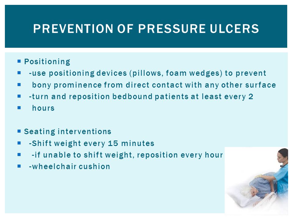 Prevention of pressure ulcer